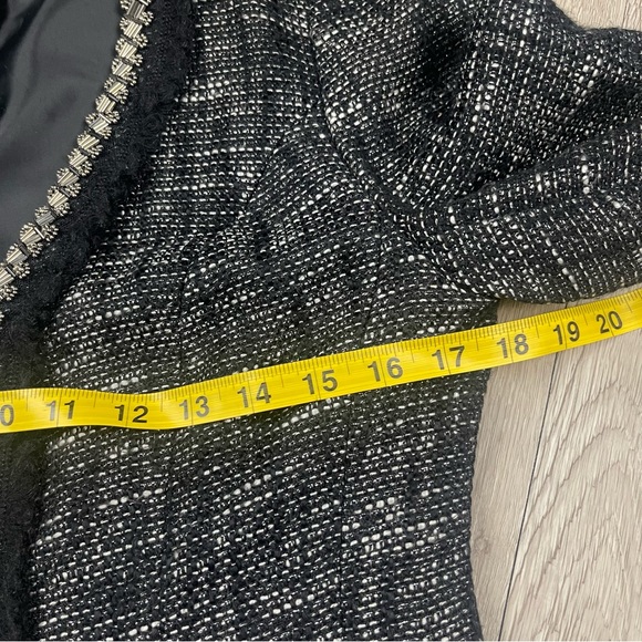 INC international concepts Black Tweed Blazer size S - Picture 4 of 8